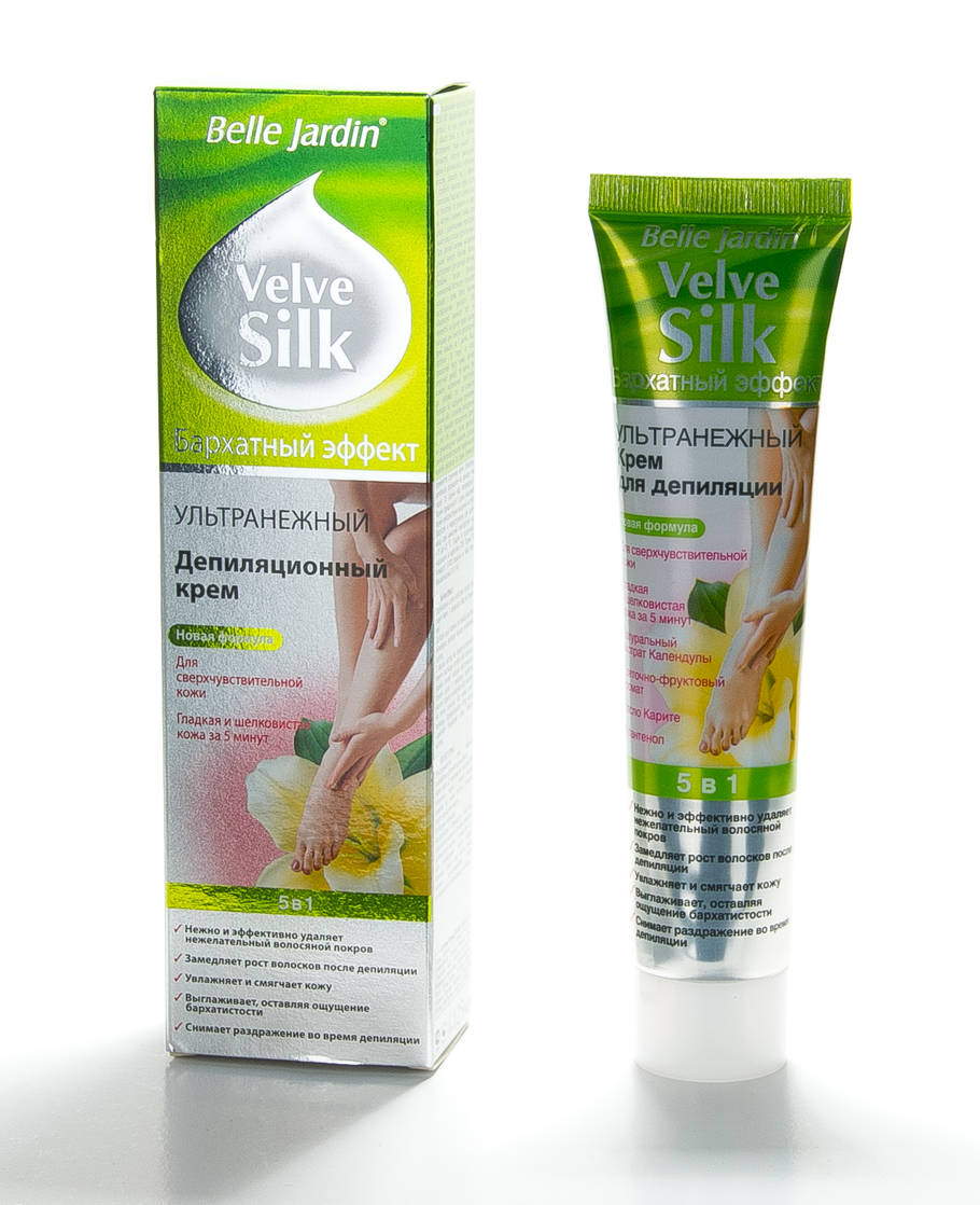 Hair removal cream VELVE Silk Silky ULTRA SENSITIVE - Belle Jardin Cosmetics